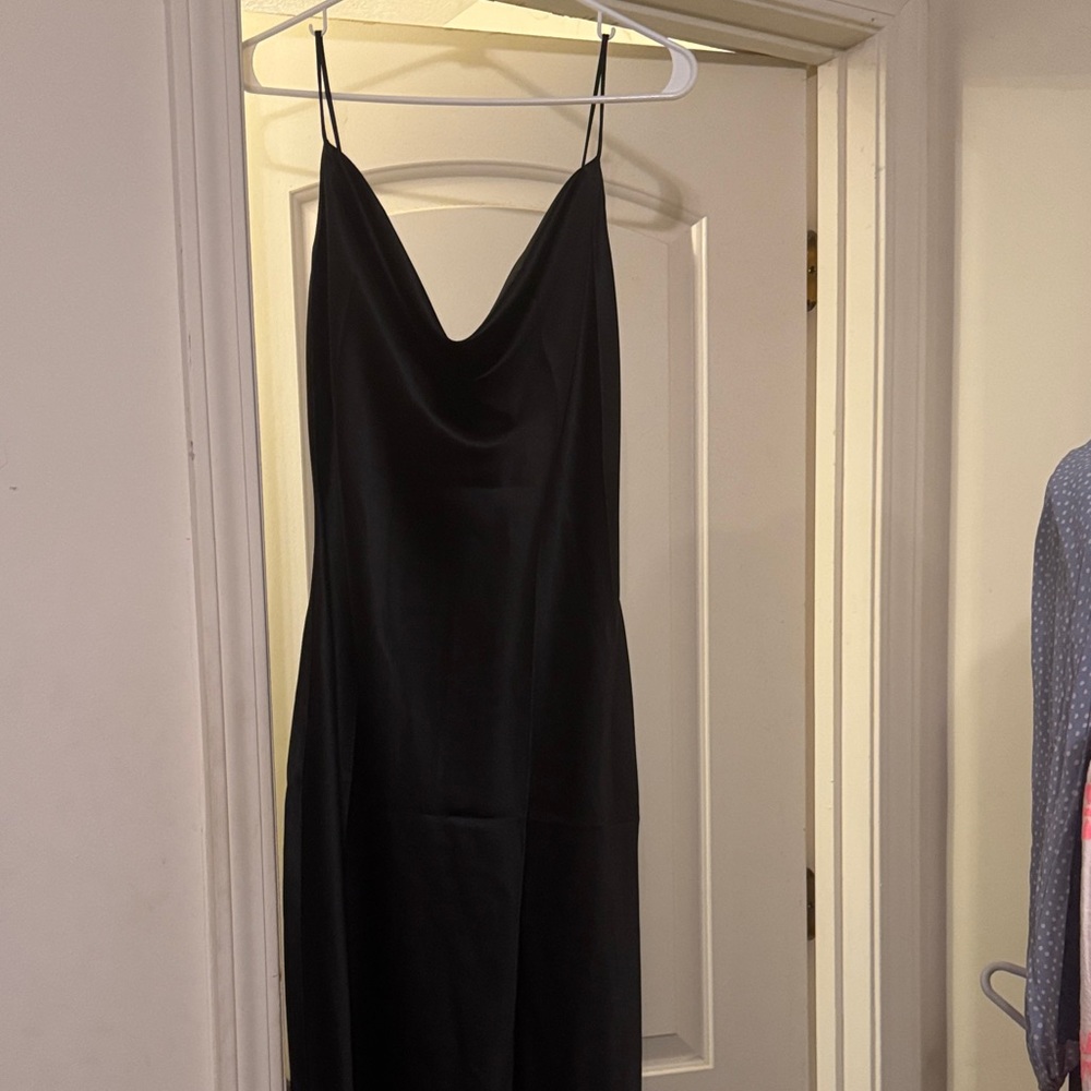 Elegant Black Slip Dress